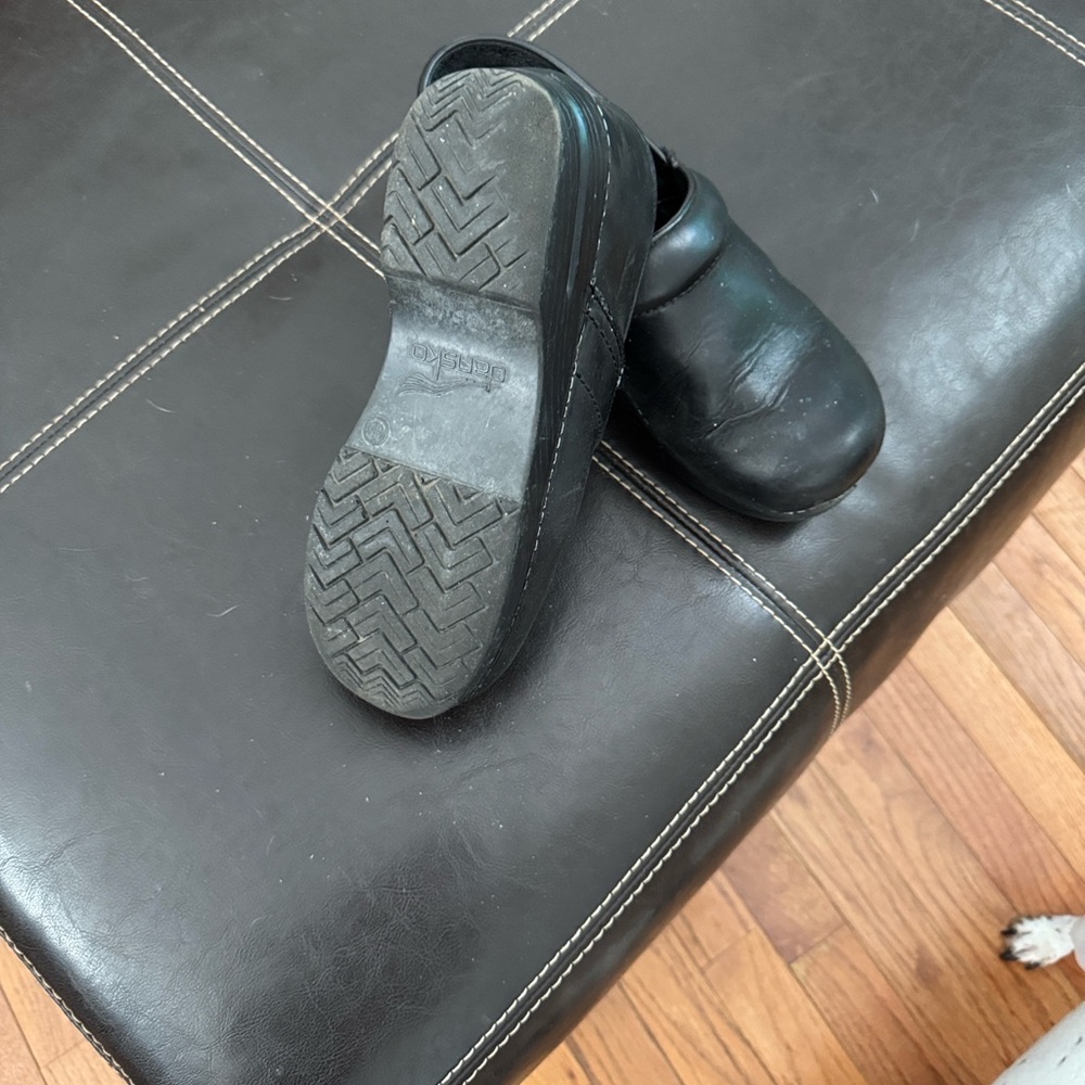 Dansko Black Platform Clogs - image 3